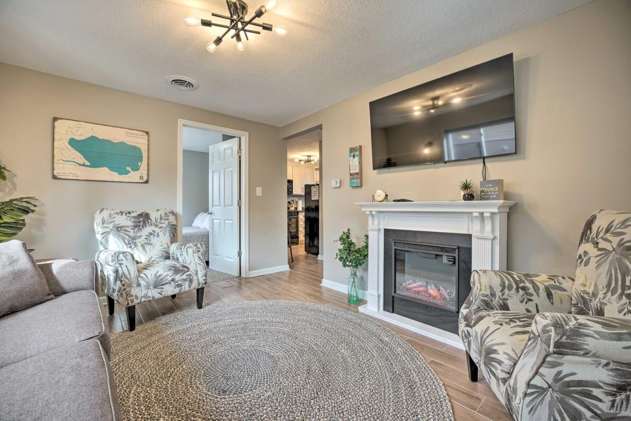 Waterfront Syracuse Home With Patio And Fire Pit! Exterior foto